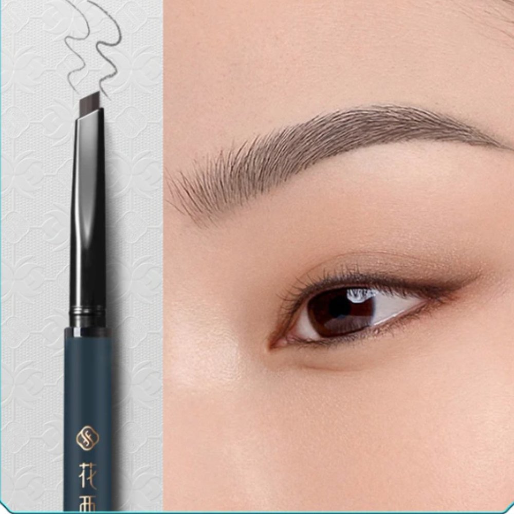 NIB Florasis Luozidai Floral Eyebrow Define Powder Pencil - Grey, color 01